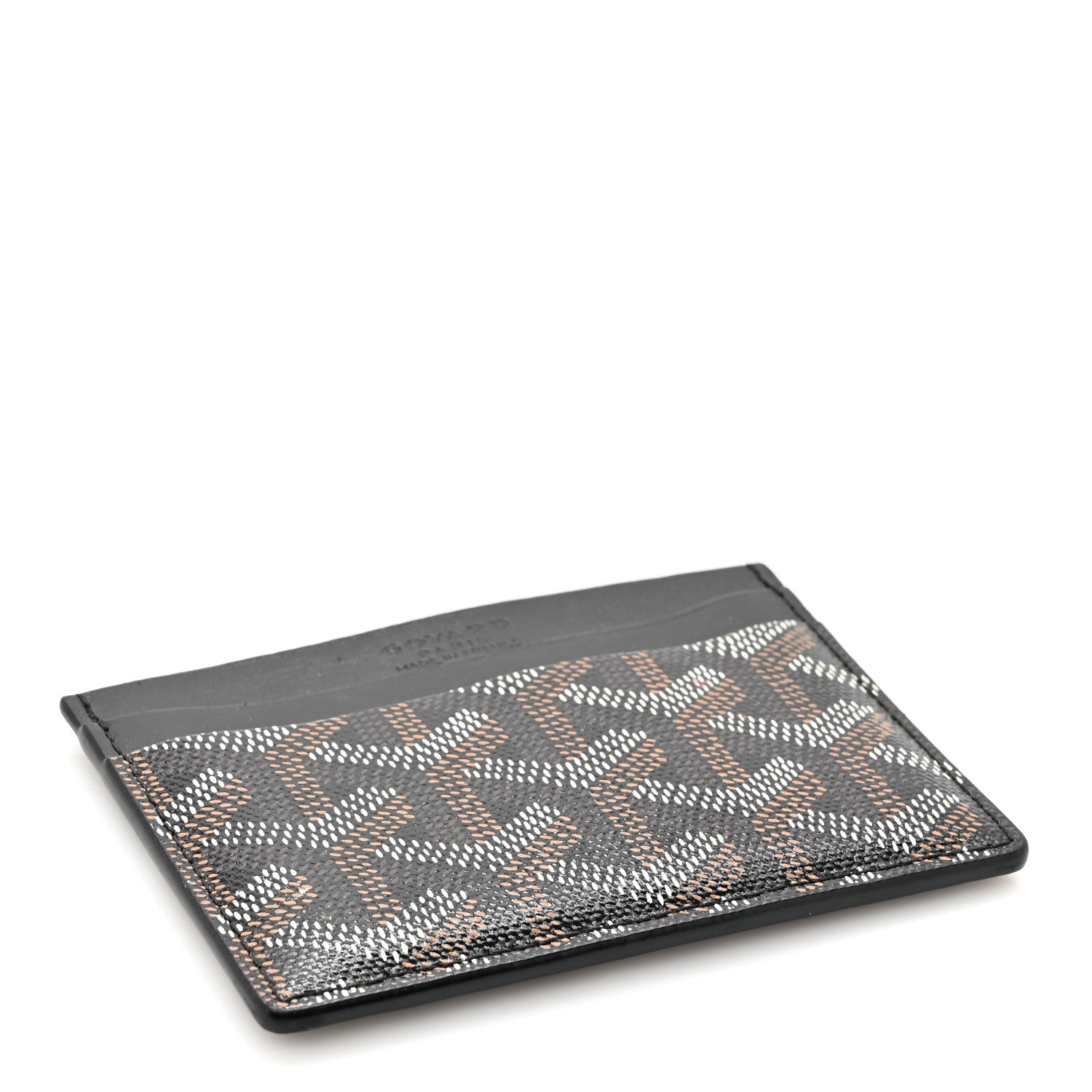 Goyard Goyardine Saint Sulpice Card Holder Black 4 of 8
