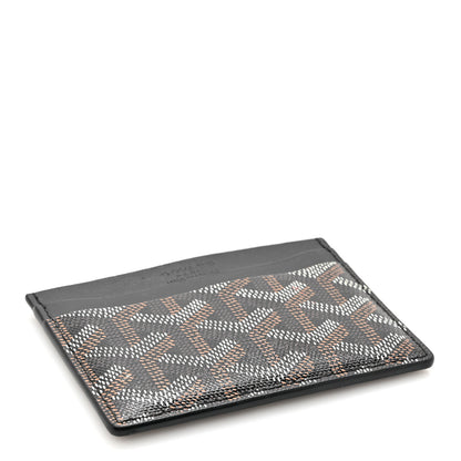 Goyard Goyardine Saint Sulpice Card Holder Black 4 of 8