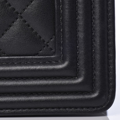 Chanel Lambskin Quilted New Medium Boy Flap Black 14 of 14