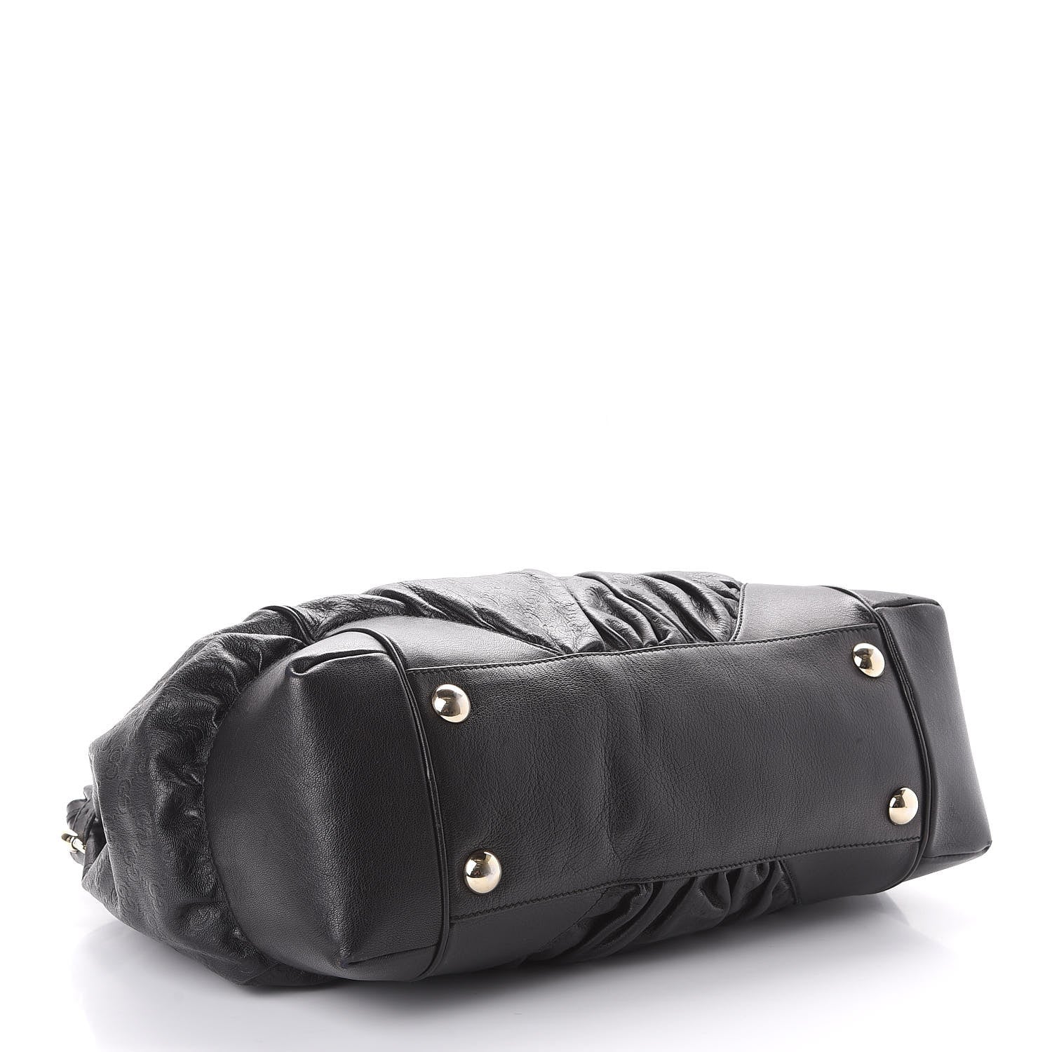Gucci Guccissima Full Moon Tote Black 4 of 12