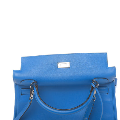 Hermes Evercolor Kelly Retourne 32 Bleu Hydra 23 of 42