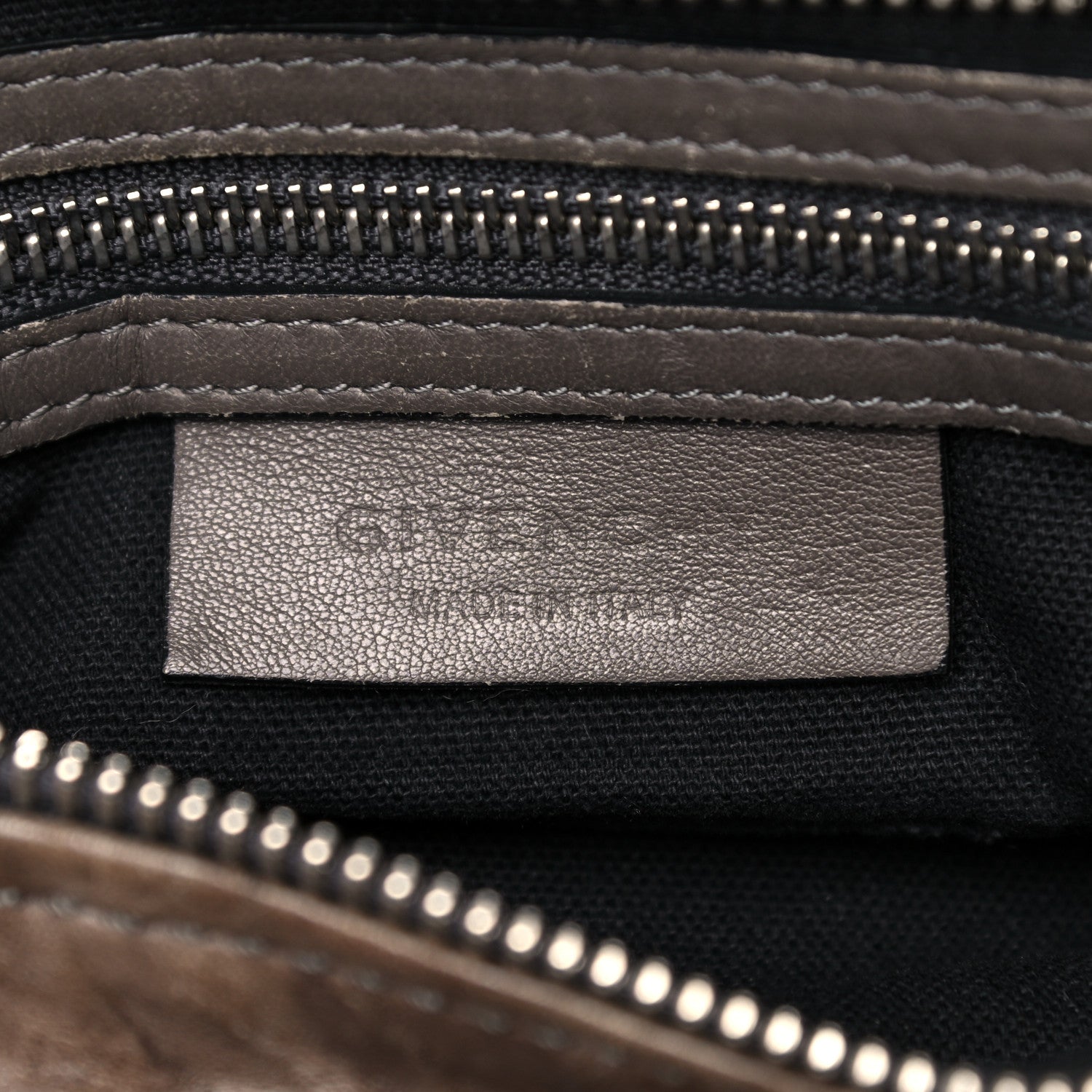 Givenchy Tumbled Sheepskin Small Pandora Charcoal 6 of 21