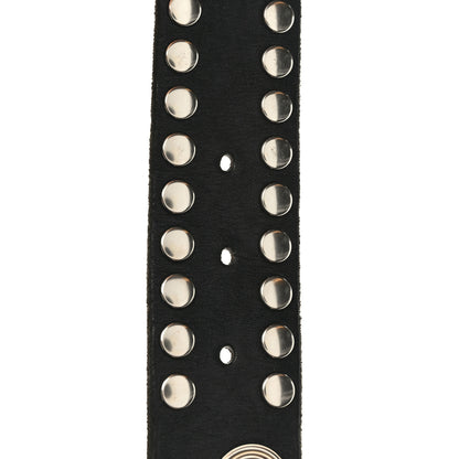 Gucci Calfskin Studded Double G 40mm Belt 80 32 Black 5 of 6
