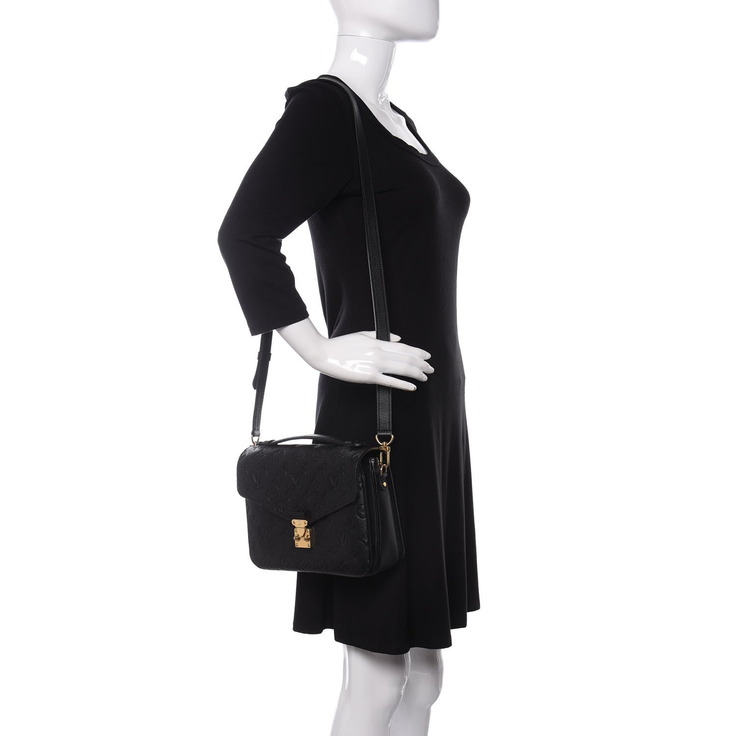 Louis Vuitton Empreinte Pochette Metis Black 2 of 9