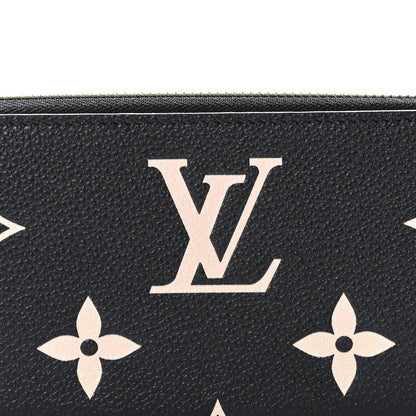 Louis Vuitton Empreinte Monogram Giant Clemence Wallet Black Beige 8 of 8