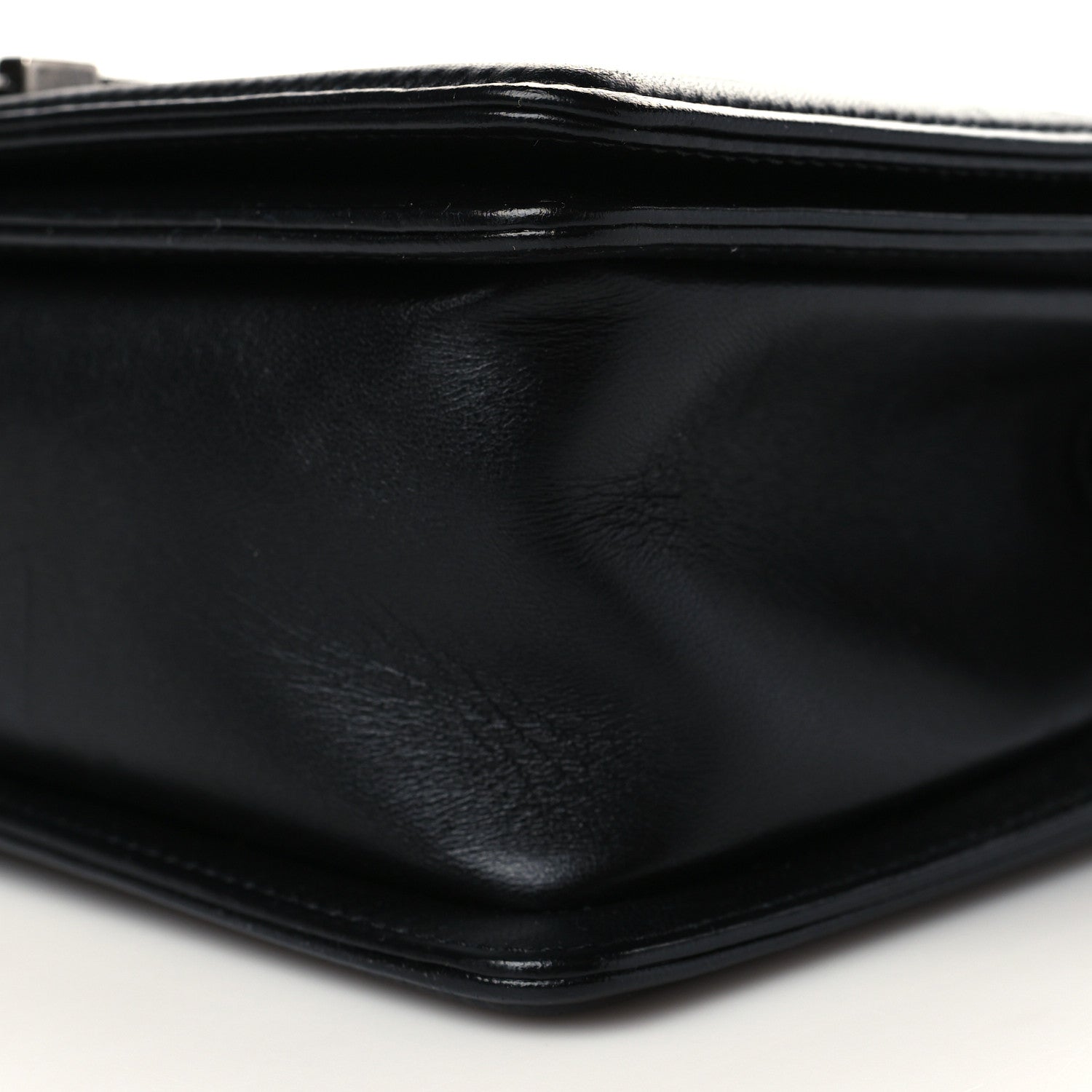 Chanel Lambskin Quilted Medium Boy Flap Black 9 of 10