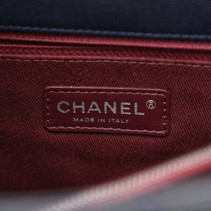 Chanel Caviar Quilted Large Coco Handle Flap Navy 6 of 12