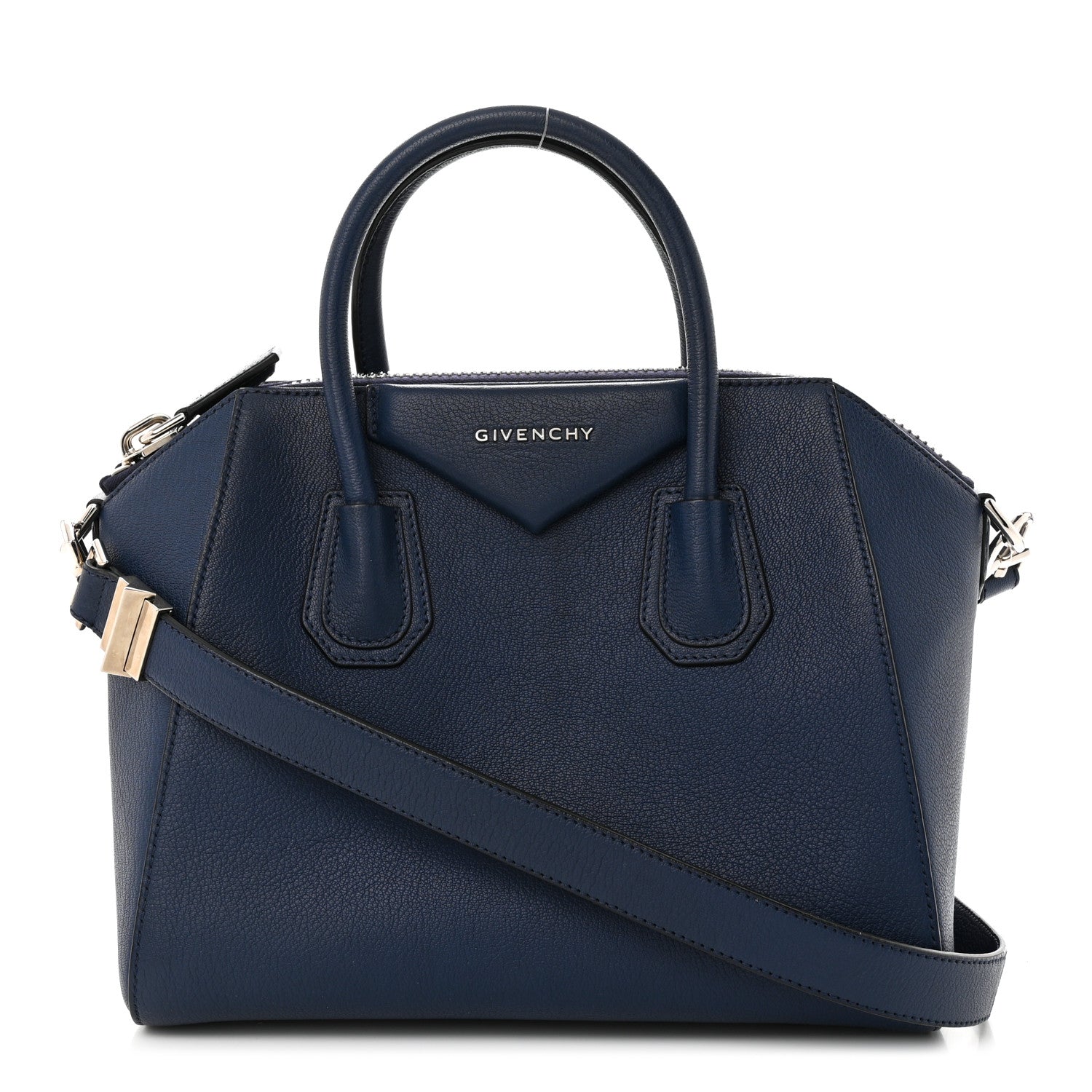 Givenchy Sugar Goatskin Small Antigona Navy 1 of 11