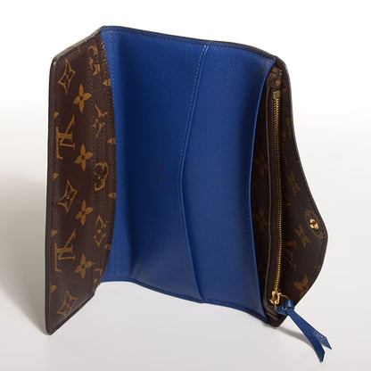 Louis Vuitton Monogram Josephine Wallet Blue 5 of 8