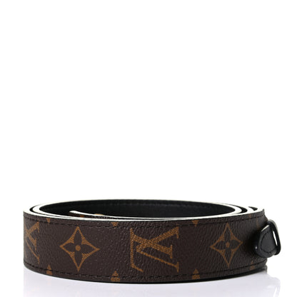 Louis Vuitton Monogram Bandouliere Shoulder Strap XL Black 4 of 9