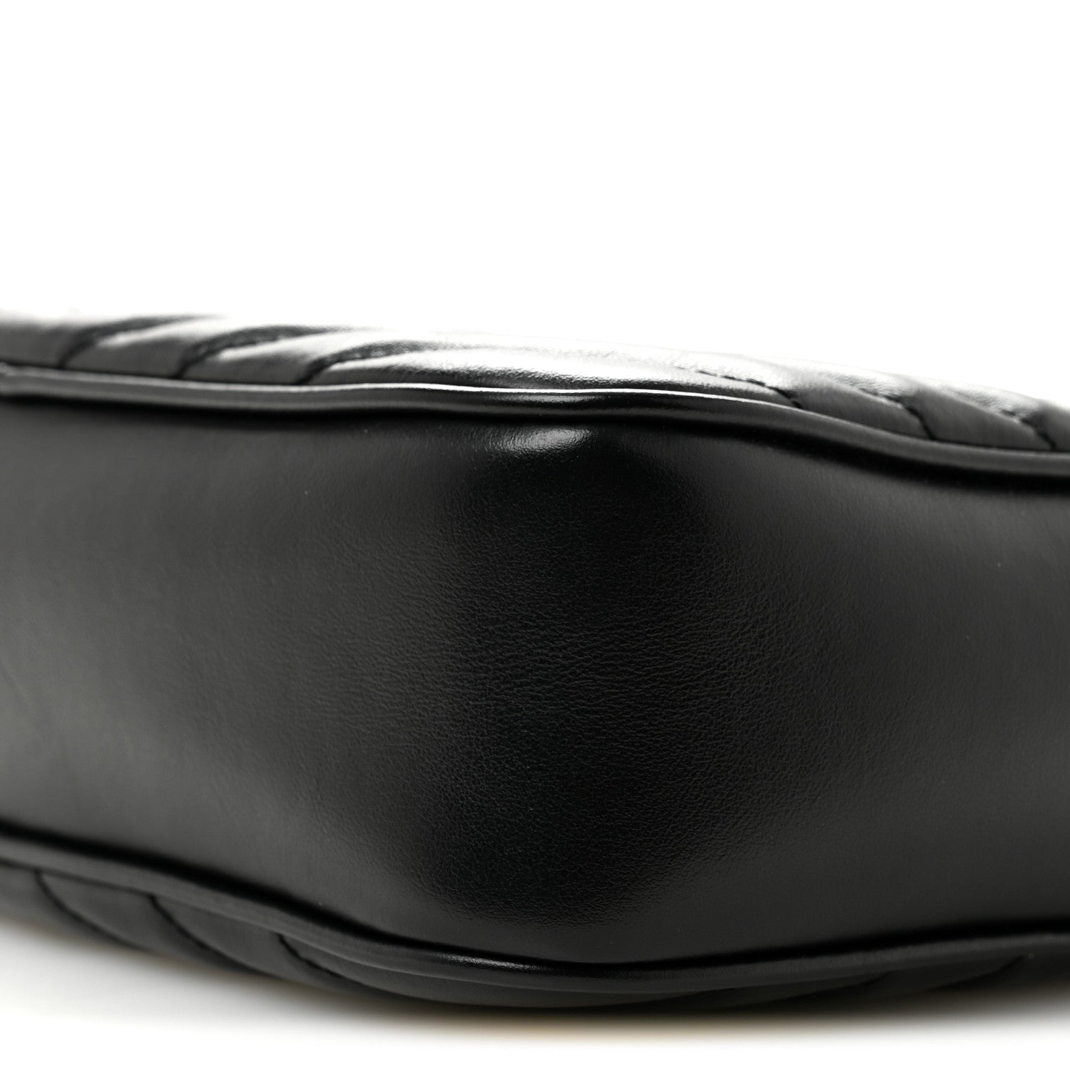 Saint Laurent Calfskin Matelasse Monogram Monochrome Lou Camera Bag Black 10 of 12