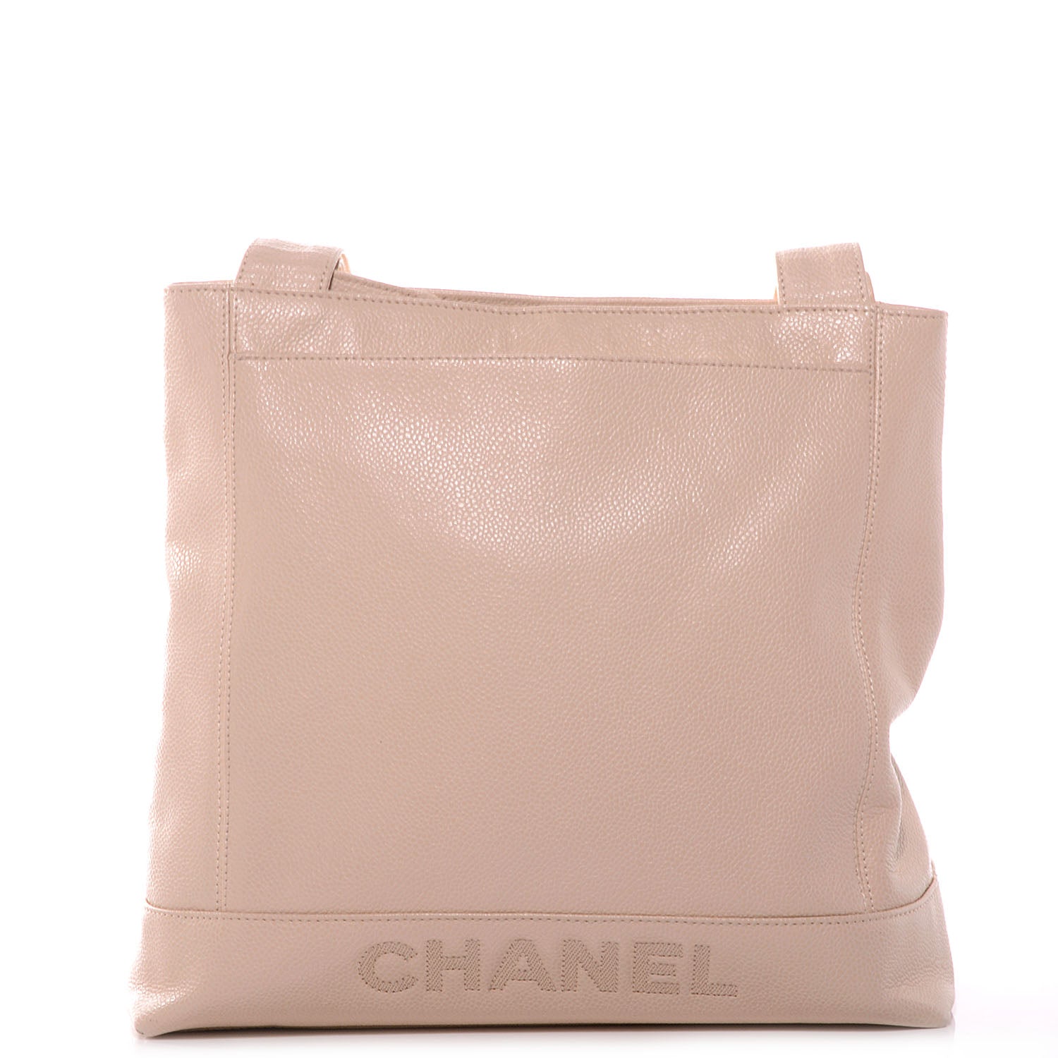 Chanel Caviar Shoulder Bag Light Beige 1 of 7