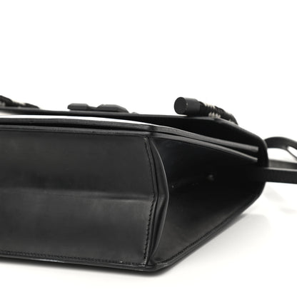 Off-White Calfskin 2.8 Jitney Gummy Bag Black 9 of 12