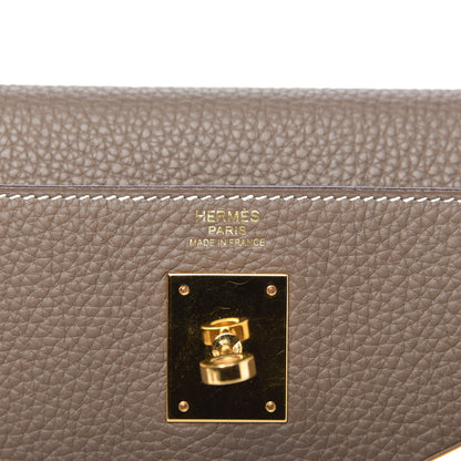 Hermes Togo Kelly Retourne 32 Etoupe 8 of 10