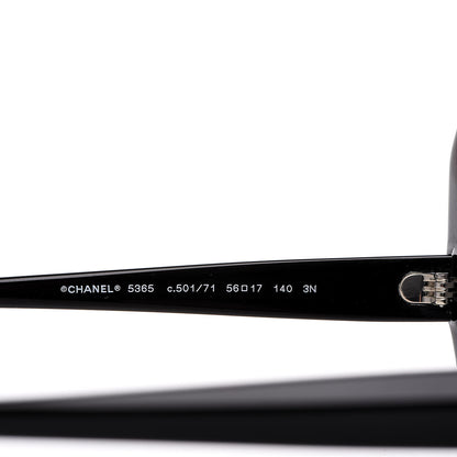 Chanel Acetate Oversized Sunglasses 5365 Black 6 of 7