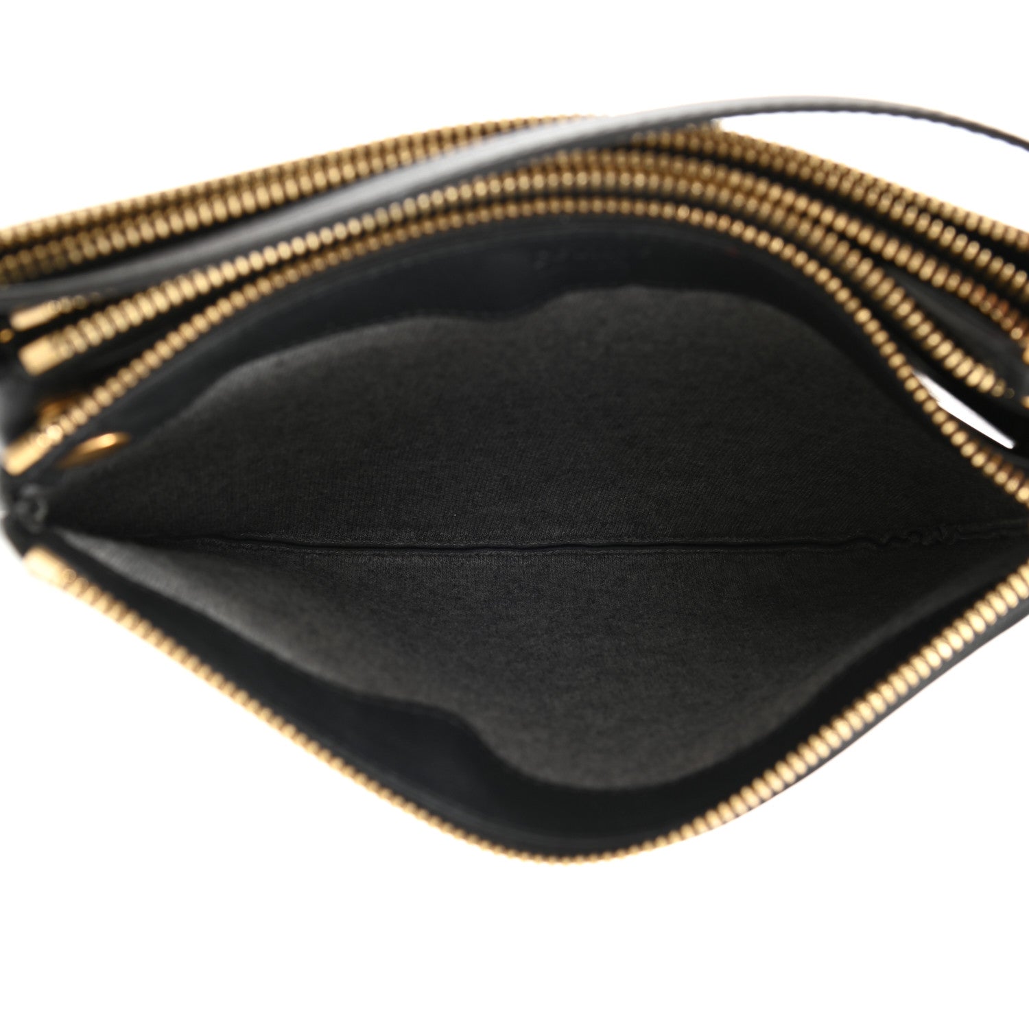 Celine Lambskin Small Trio Crossbody Bag Black 5 of 9