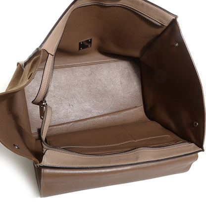 Celine Calfskin and Suede Large Trapeze Dune 5 of 9