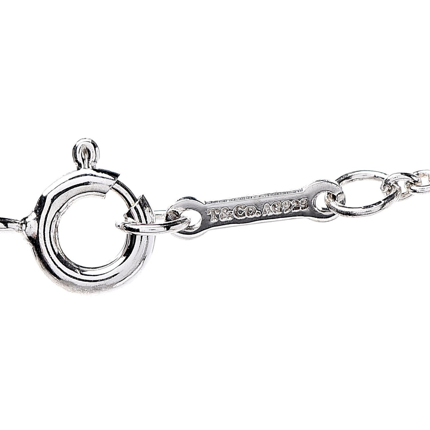 Sterling Silver Paloma Picasso Loving Heart Love Pendant Necklace