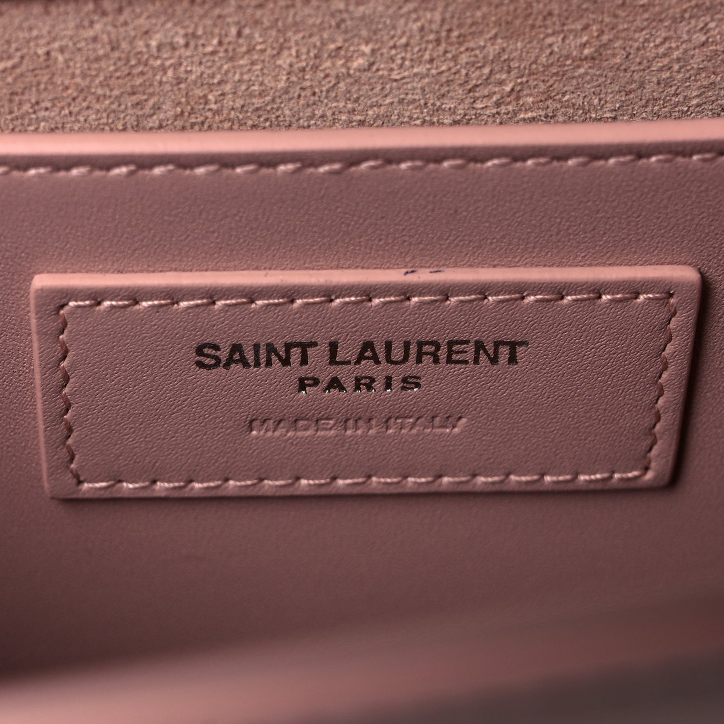 Smooth Calfskin Medium Classic Monogram Kate Tassel Satchel Pink