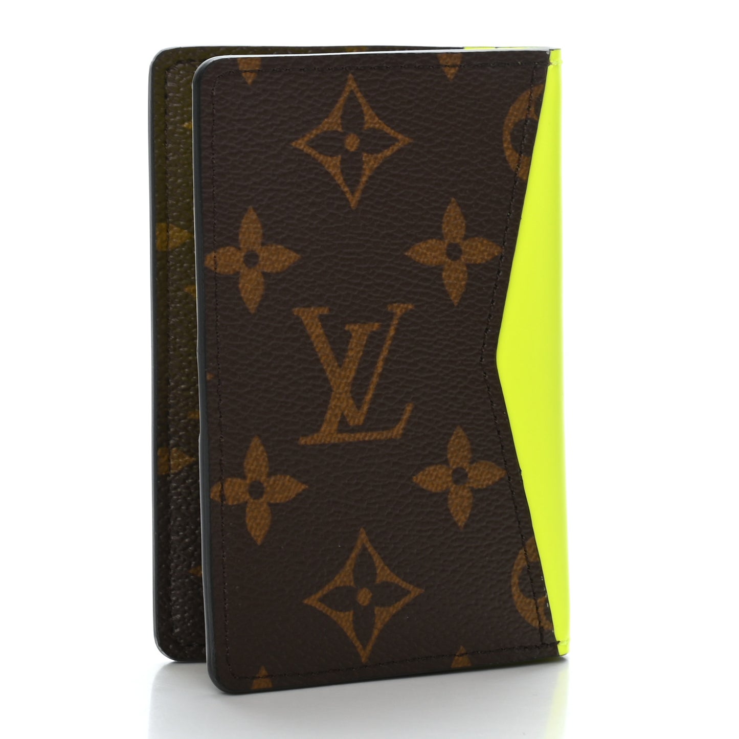 Monogram Pocket Organizer NM Yellow
