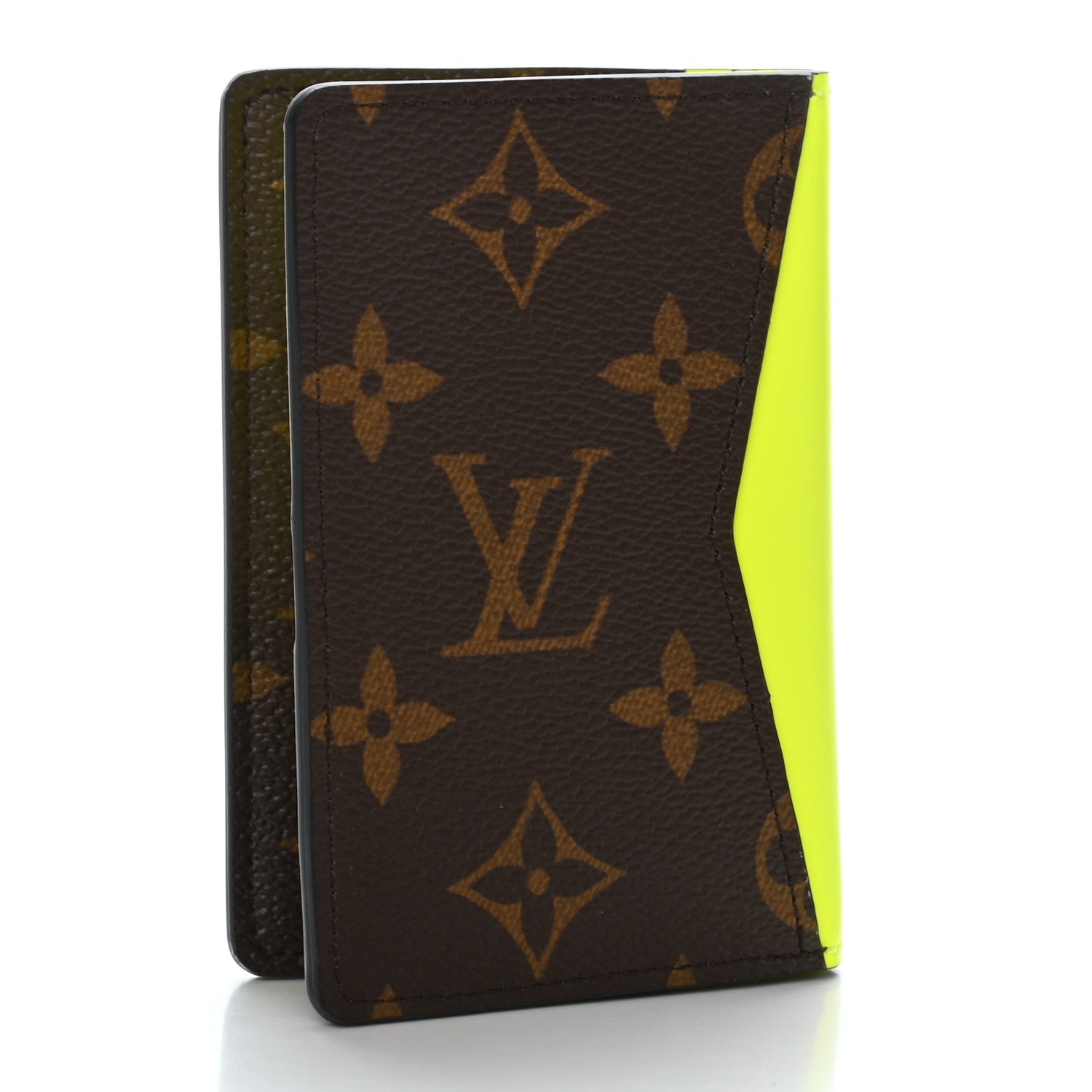 Louis Vuitton Monogram Pocket Organizer NM Yellow 4 of 7