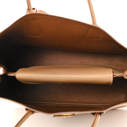 Prada Saffiano Cuir Medium Double Bag Noisette 4 of 16