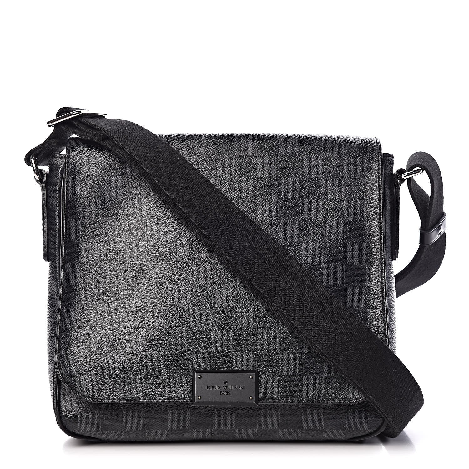 Louis Vuitton Damier Graphite District PM 1 of 9