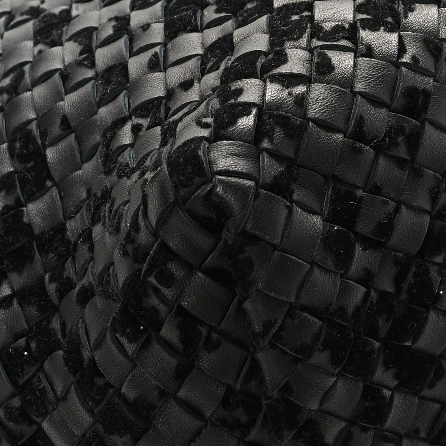 Bottega Veneta Nappa Velours Intrecciato Large Cabat Black 7 of 10