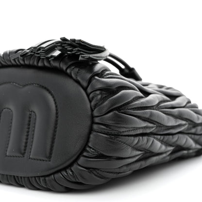 Miu Miu Nappa Matelasse Small Bucket Bag Black 11 of 11