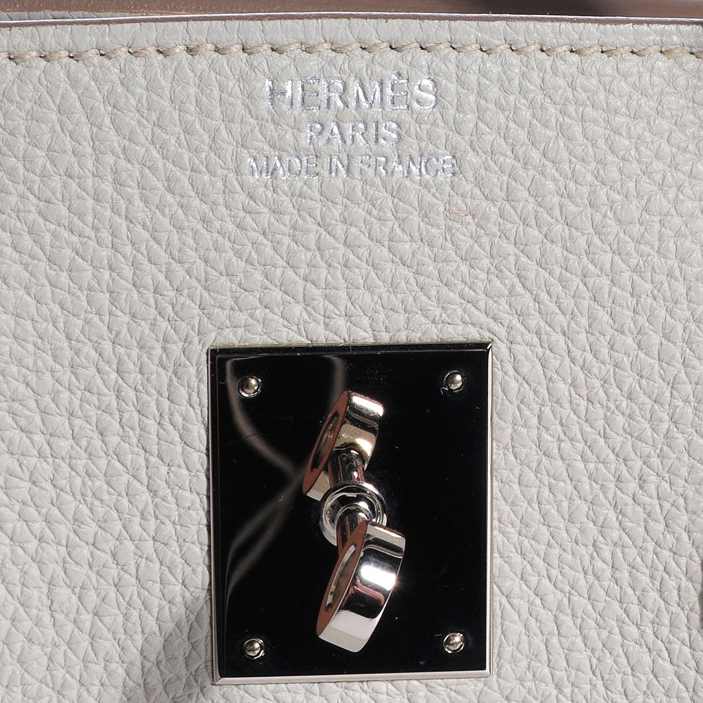 Togo Birkin 35 Gris Perle