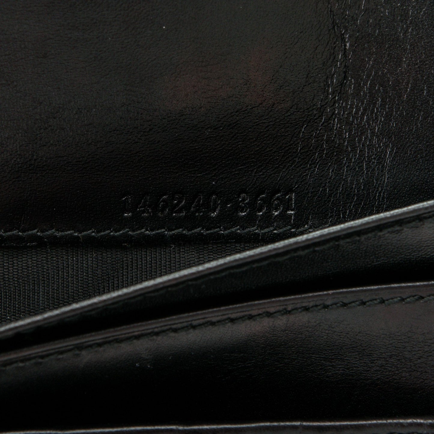 Guccissima Zip Around Agenda Black