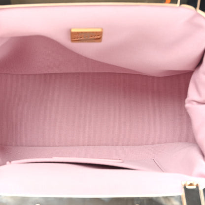 Chanel Lambskin Quilted CC Kisslock Clutch Pink 5 of 11