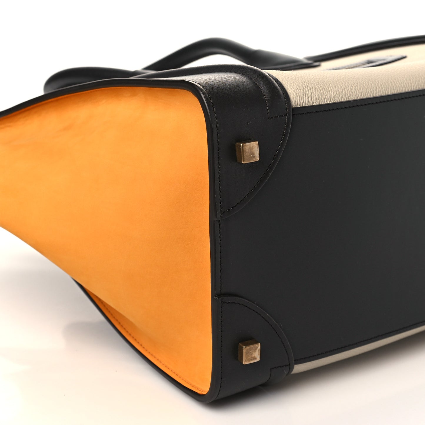 Drummed Calfskin Nubuck Mini Tri-Color Luggage Chalk