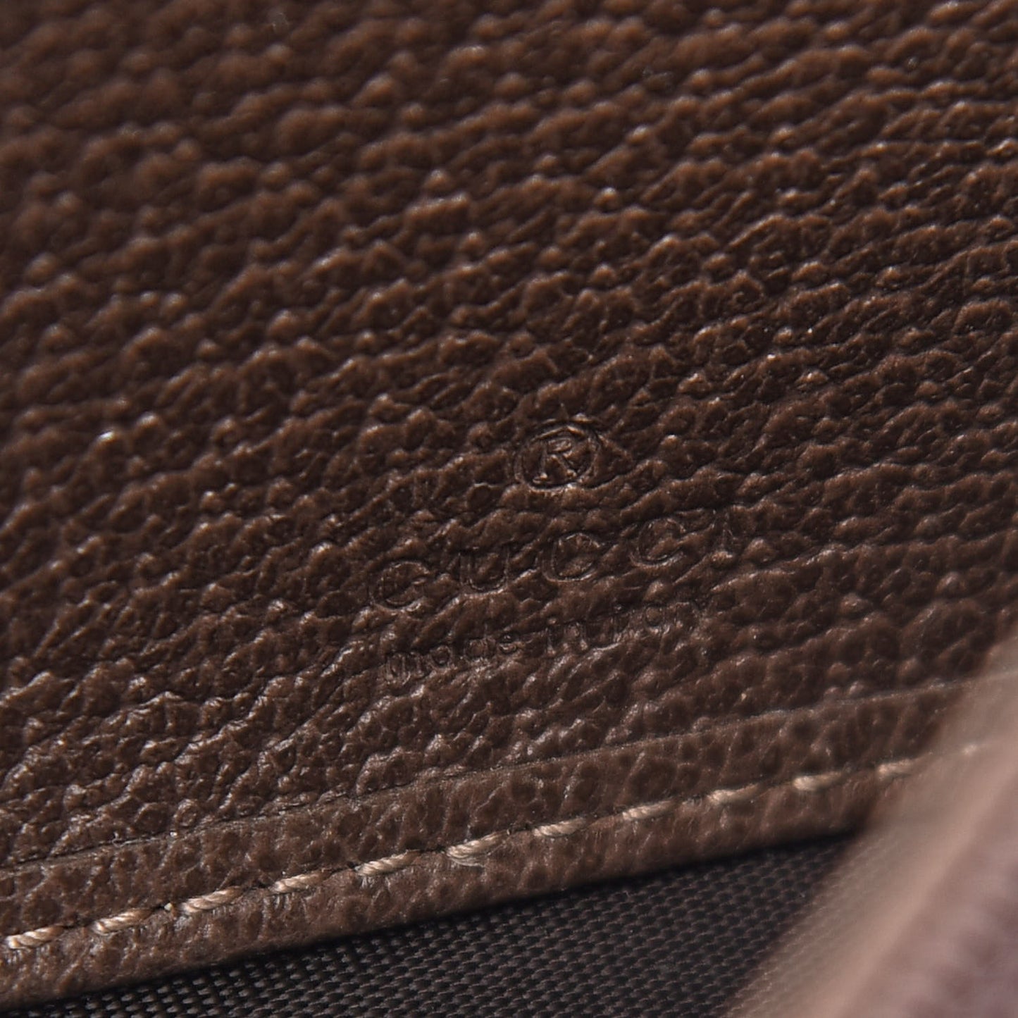 GG Supreme Monogram Web Ophidia Wallet On Chain Brown