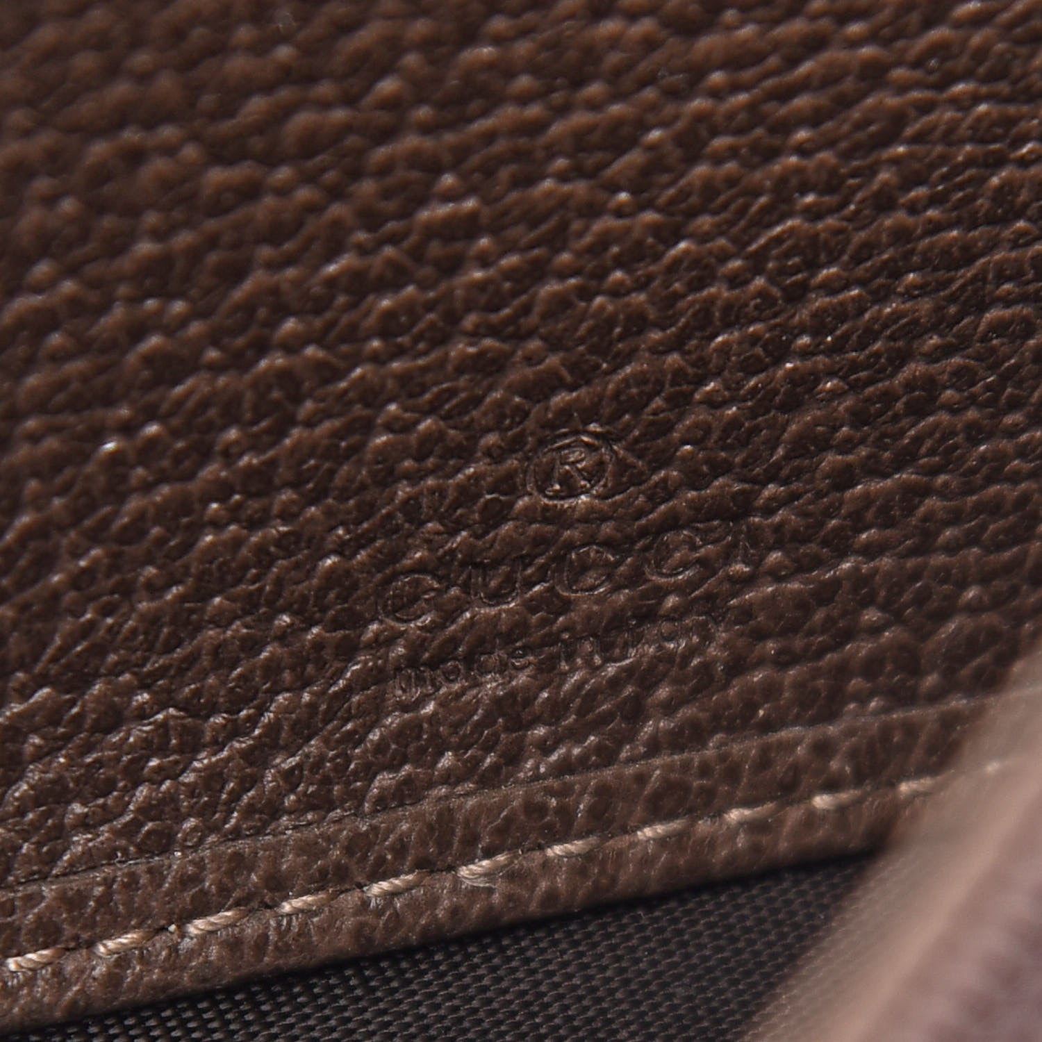 Gucci GG Supreme Monogram Web Ophidia Wallet On Chain Brown 6 of 14