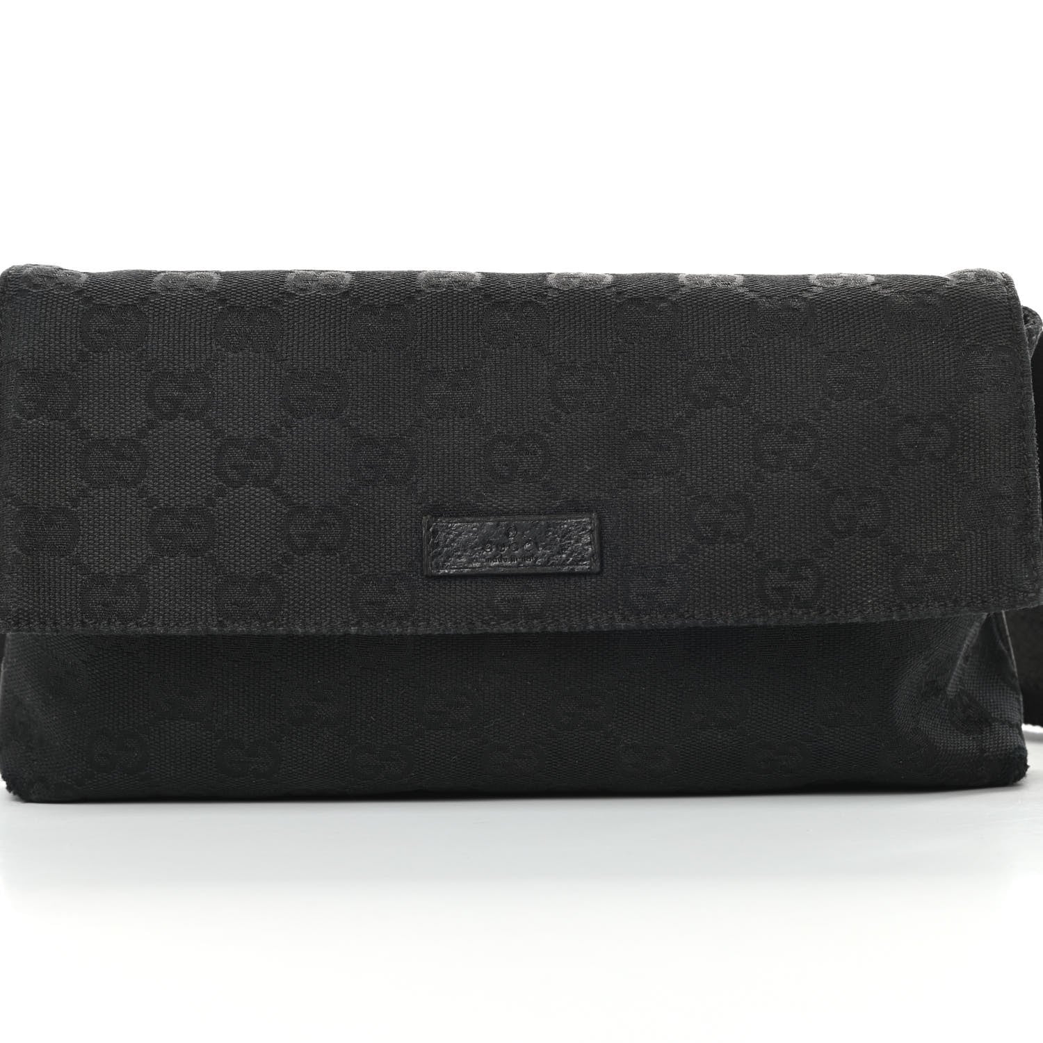 Gucci Monogram Belt Bag Black 8 of 12