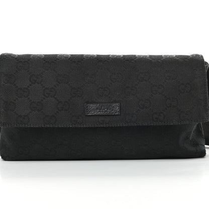 Gucci Monogram Belt Bag Black 8 of 12