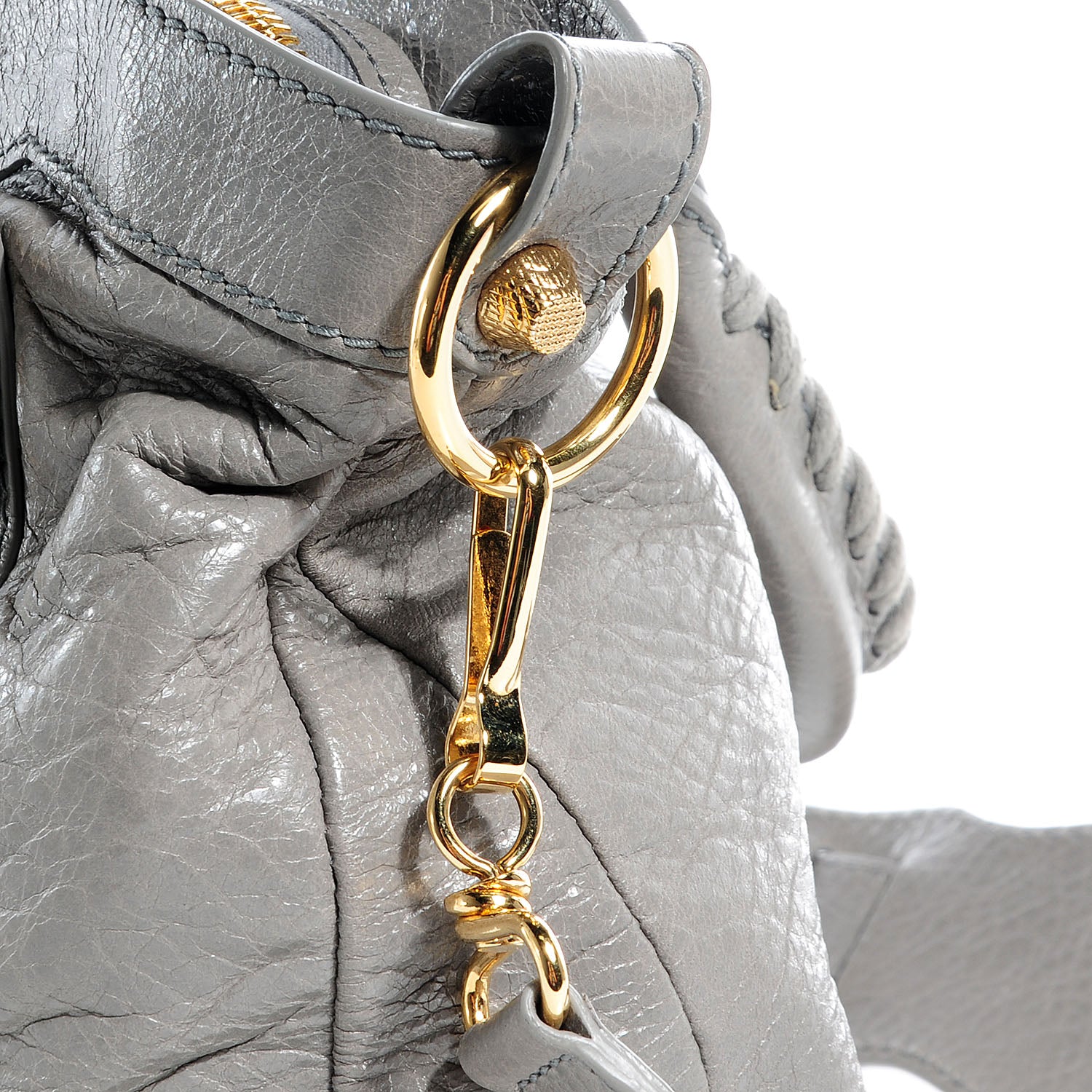 Balenciaga Agneau Giant 12 Gold Hardware Town Gris Pyrite 9 of 9
