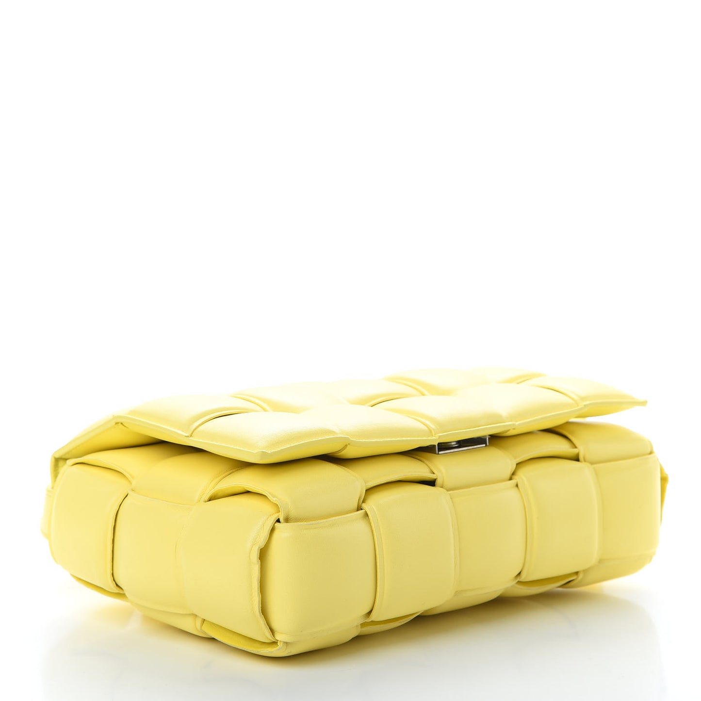 Nappa Maxi Intreccio Padded Cassette Crossbody Bag Sherbert