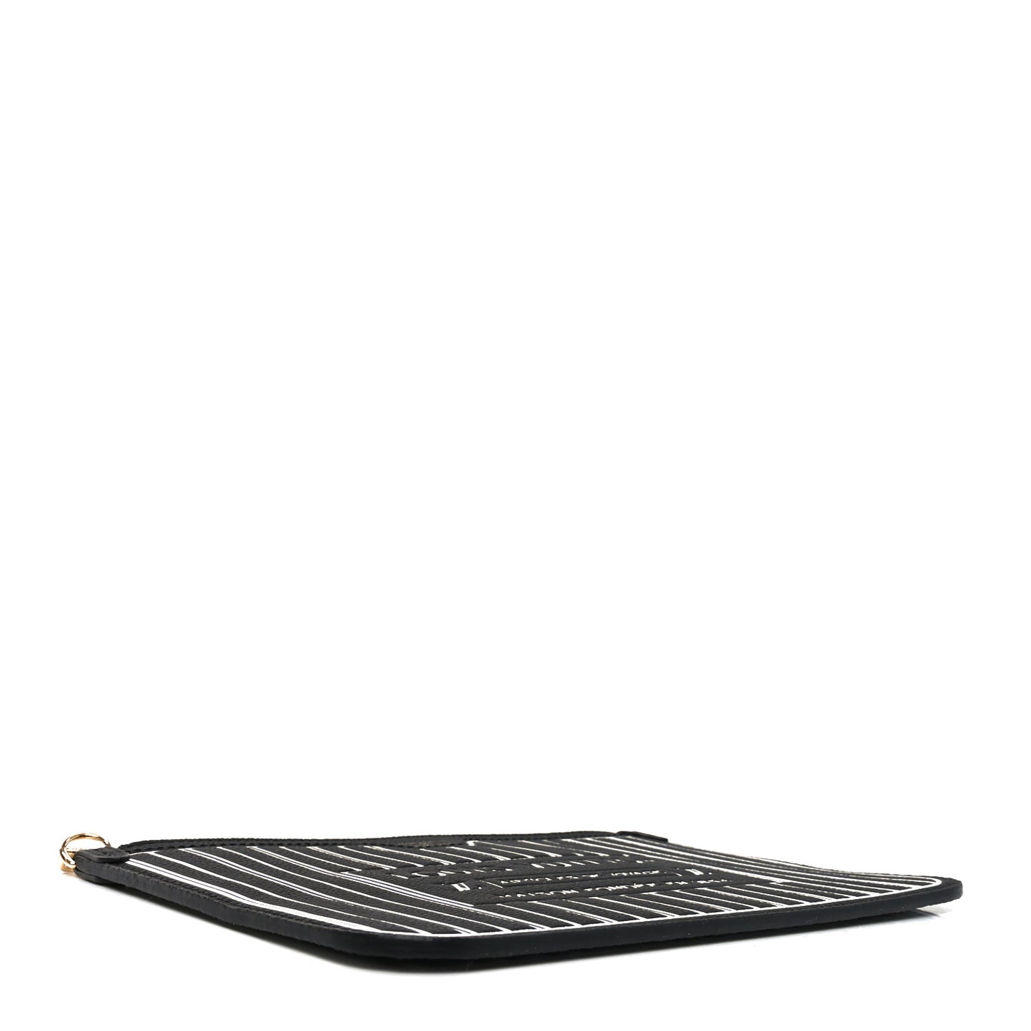 Calfskin Neverfull Inside Out MM Pochette Black