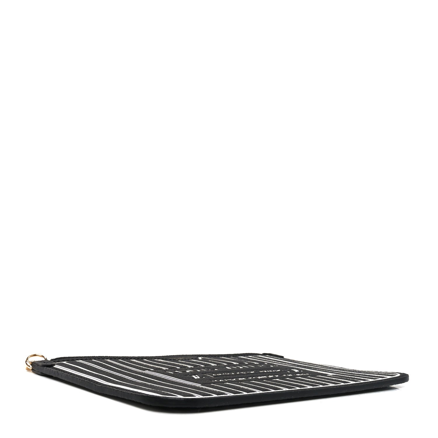 Louis Vuitton Calfskin Neverfull Inside Out MM Pochette Black 4 of 6