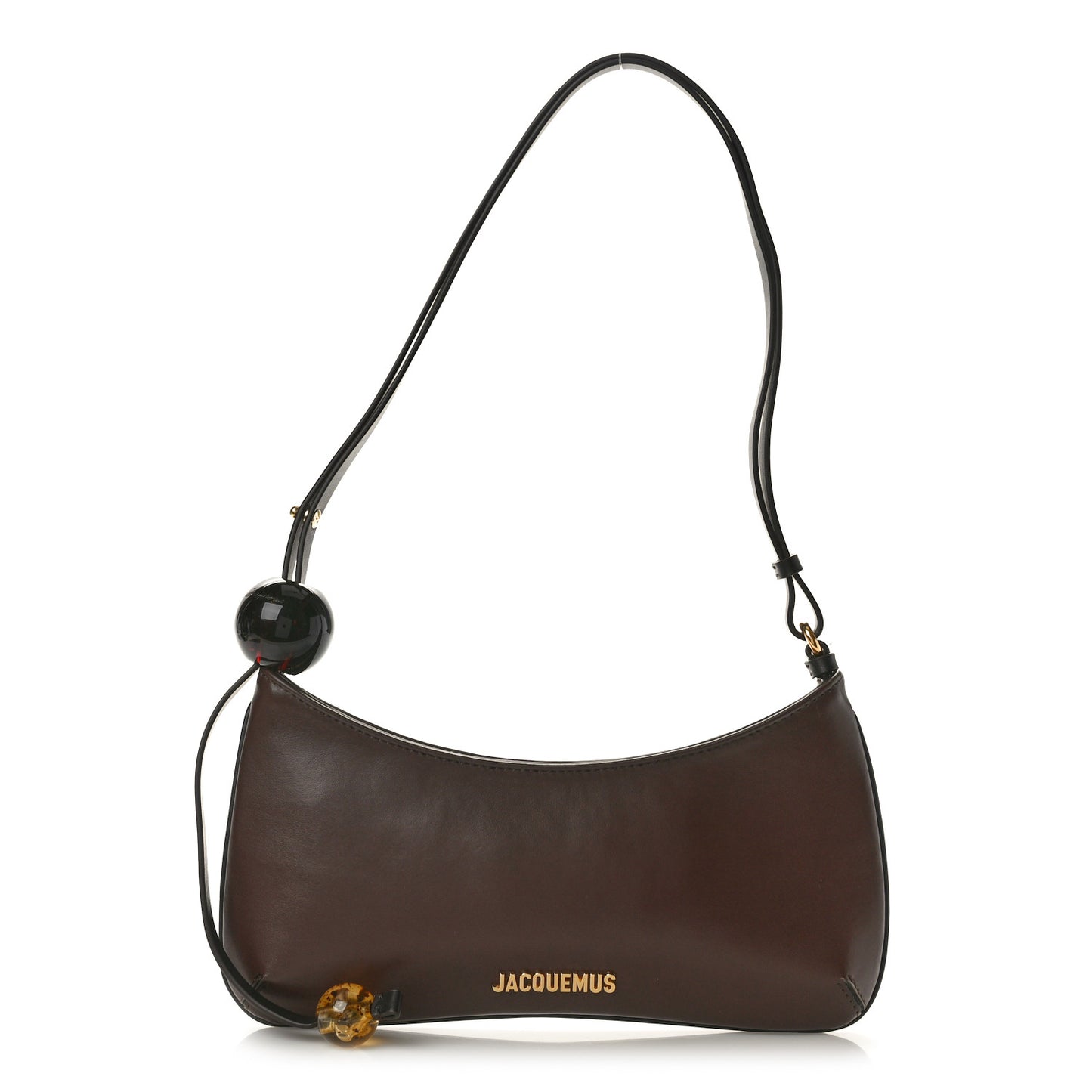 Smooth Calfskin Le Bisou Medium Brown