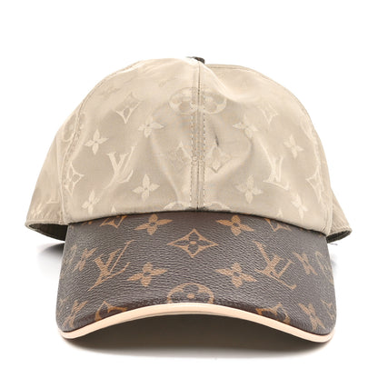 Louis Vuitton Polyester Silk Monogram LV Get Ready Cap L Beige 3 of 9