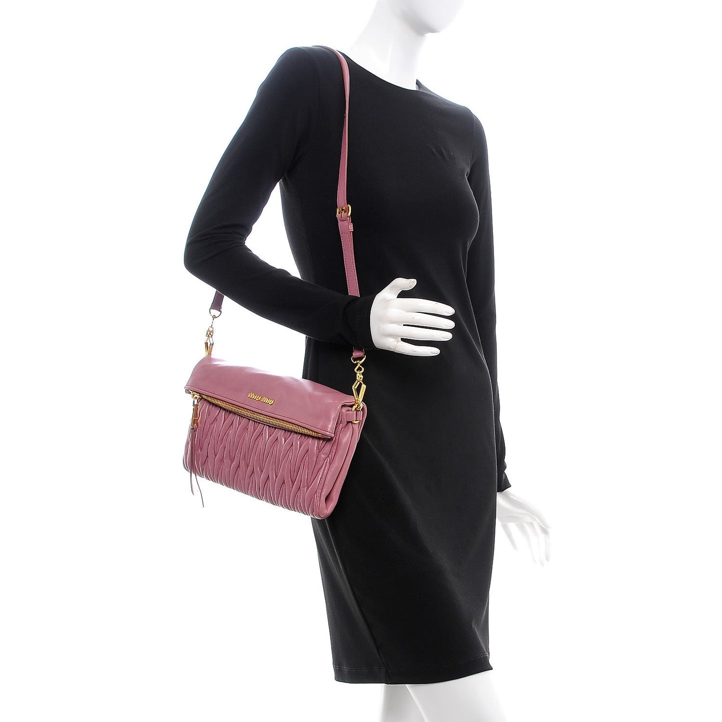 Nappa Matelasse Crossbody Clutch Loto