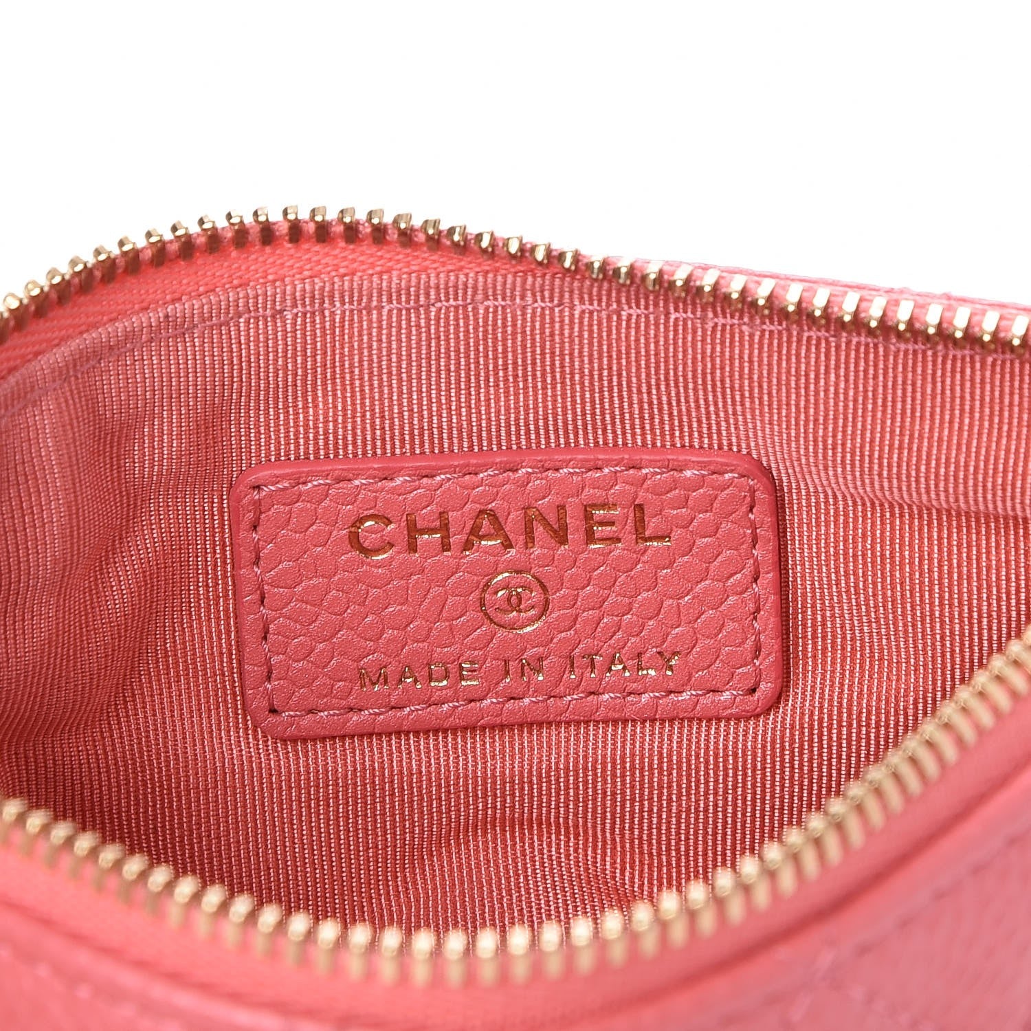 Chanel Caviar Quilted Small Cosmetic Case Pink 6 of 7
