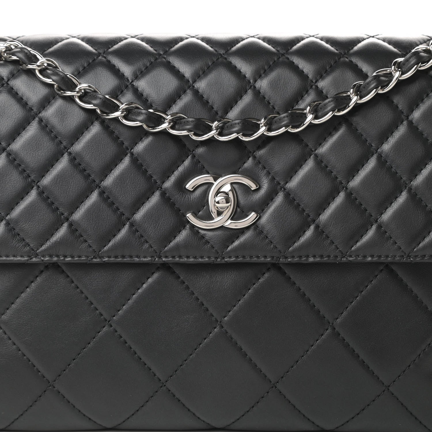 Chanel Calfskin Quilted In The Business Flap Bag Black 8 of 13