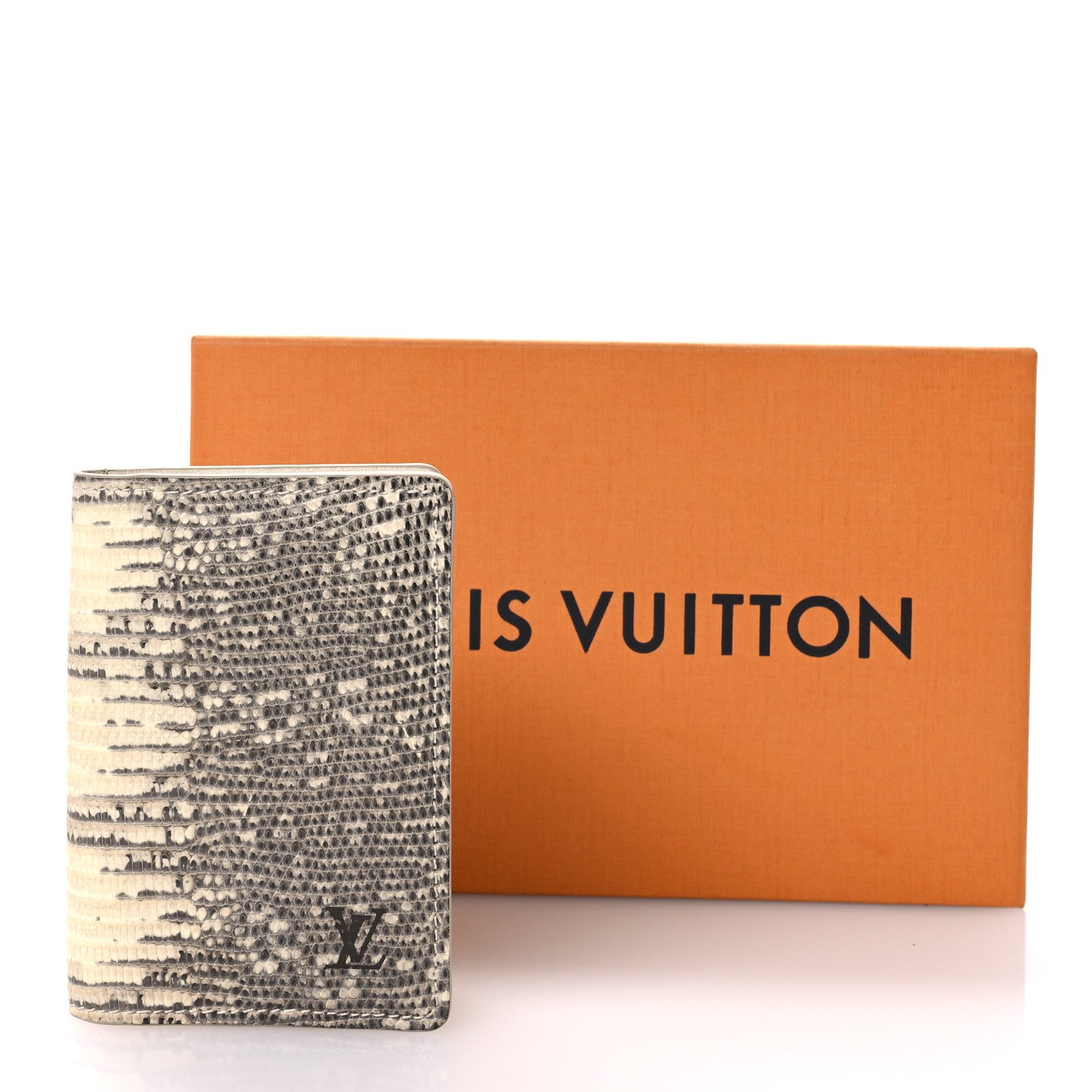 Louis Vuitton Lizard Pocket Organizer Argento 7 of 9