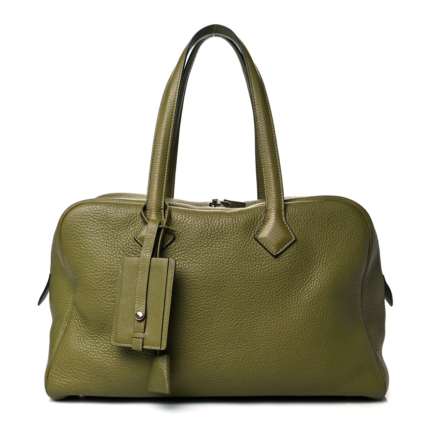 Hermes Taurillon Clemence Victoria II 35 Vert Chartreuse 1 of 10