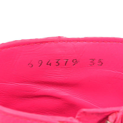 Balenciaga Agneau Arena Cagole 90mm Ankle Boots 35 Fluo Pink 6 of 9