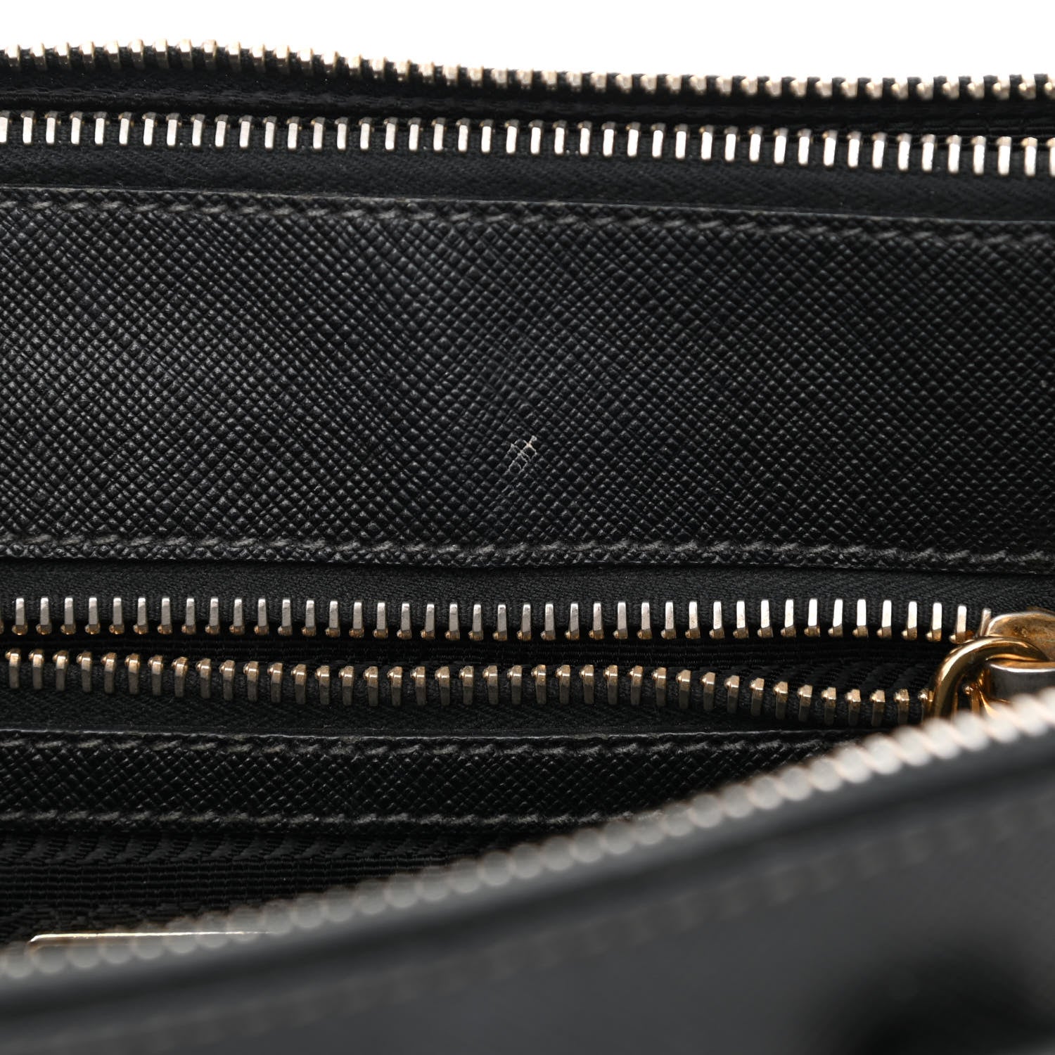 Prada Saffiano Small Galleria Double Zip Tote Black 14 of 16